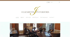 Desktop Screenshot of elizabethjinteriors.com